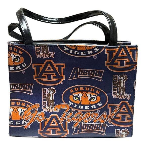Team Spirit Purse Hand Bag Auburn Tigers University AU Bag Tailgating Football - Picture 1 of 9
